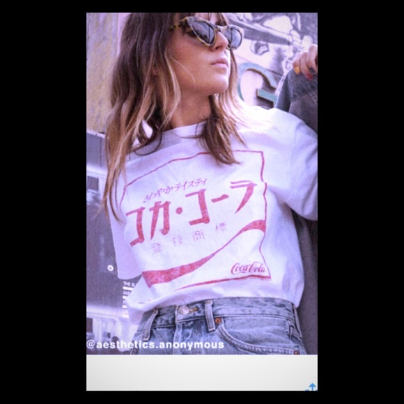 🇯🇵 *NEW* NWOT Japanese Coca Cola 3/4 sleeve - Picture 2 of 7